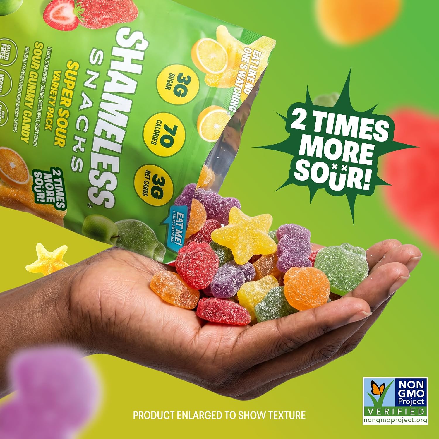 Shameless Snacks Super Sour Candy Variety Pack